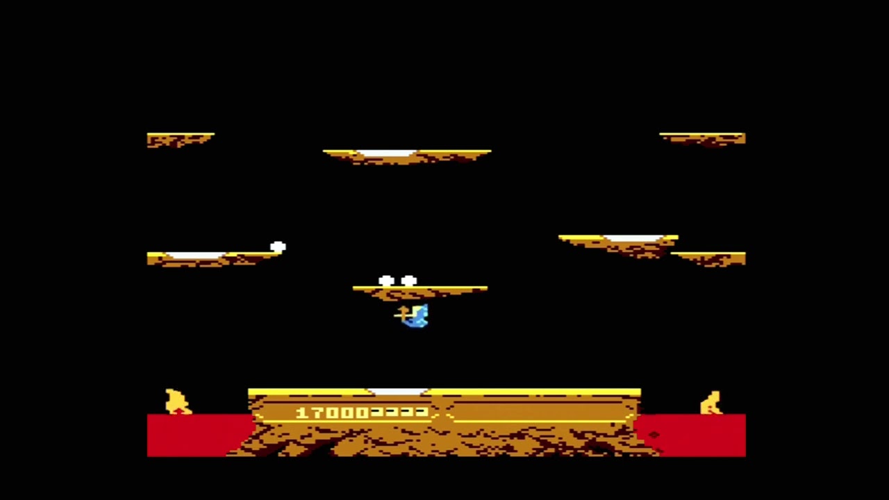 Joust (Atari 7800) Game Play Video