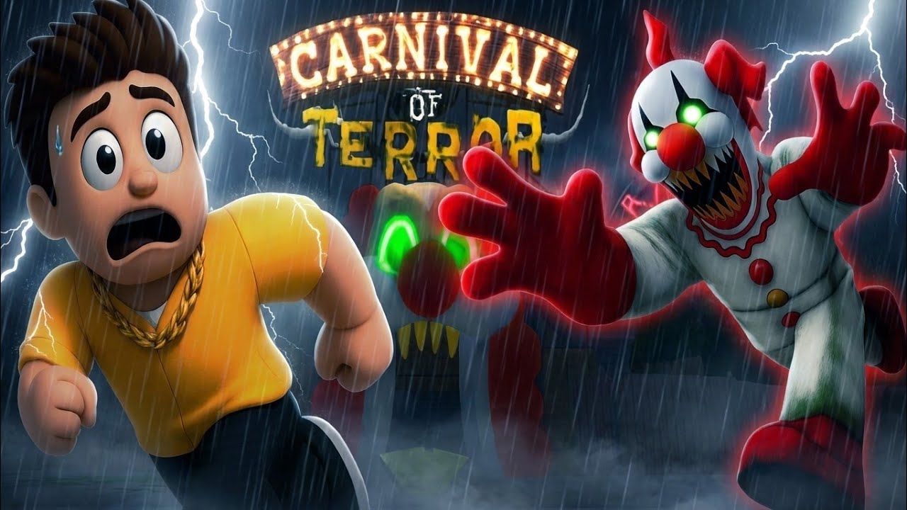 Can I Survive the Carnival of TERROR in Roblox?!