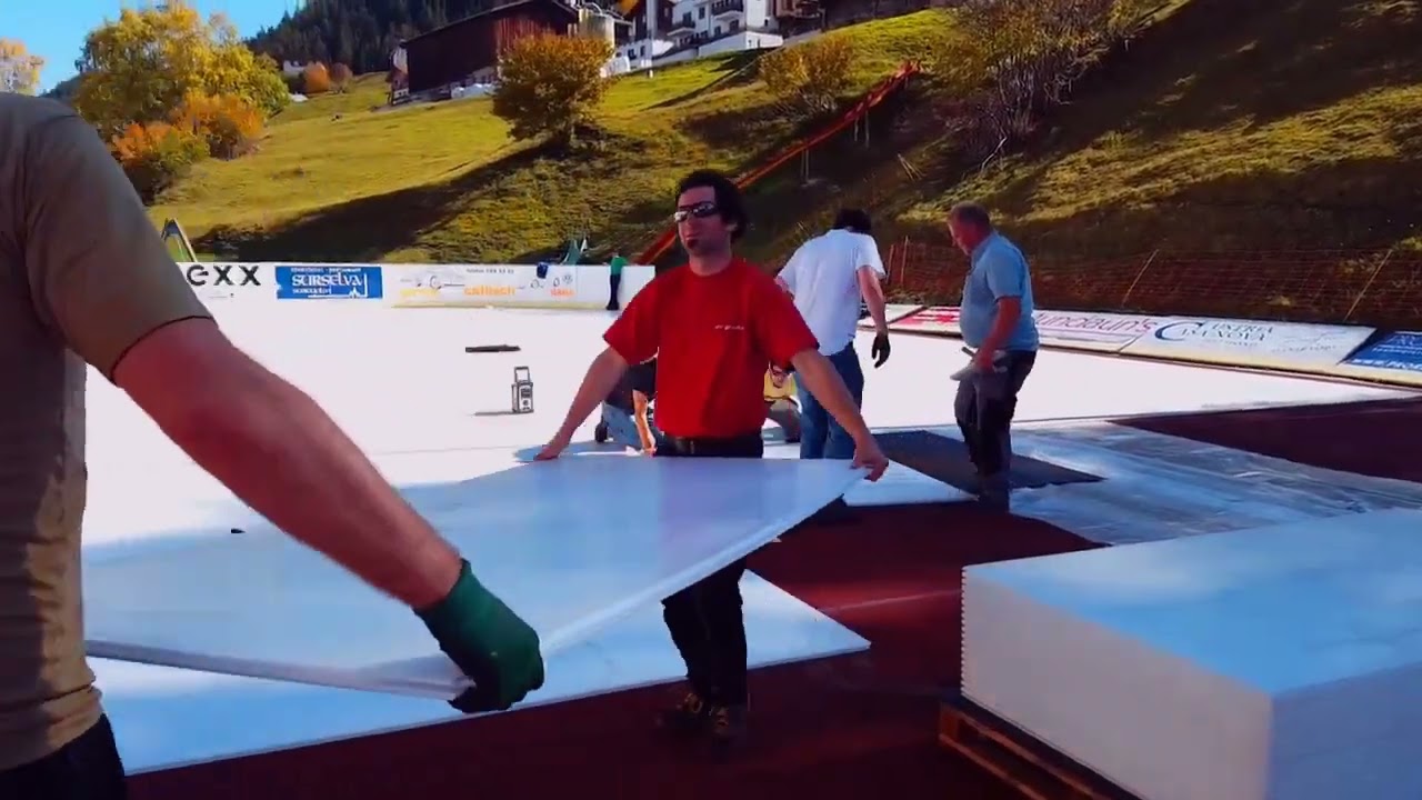 Ski Resort Replacing Conventional Ice to Glice Synthetic Ice