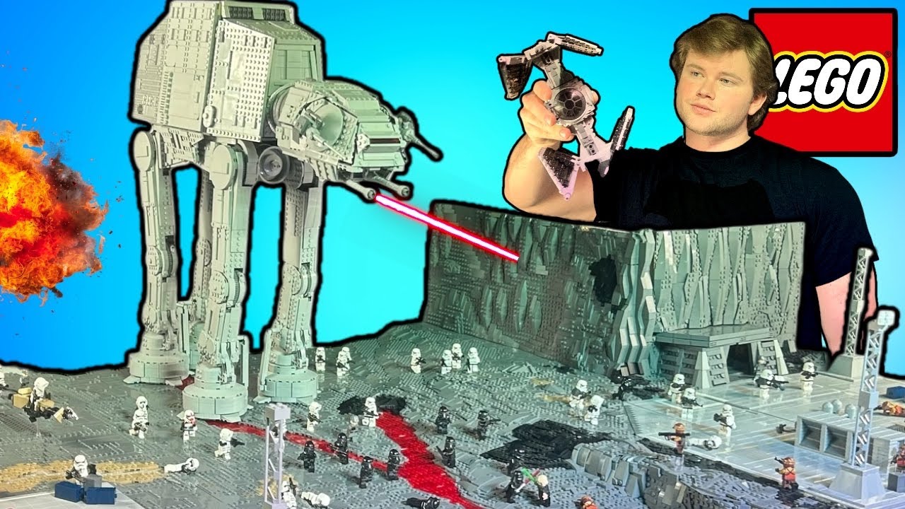 Я построил ОГРОМНУЮ самодельную модель из LEGO по мотивам игры Star Wars Battlefront.