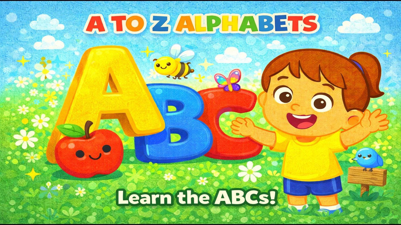 Learn A to Z Alphabets! 🎉 ABC Learning Video for Kids