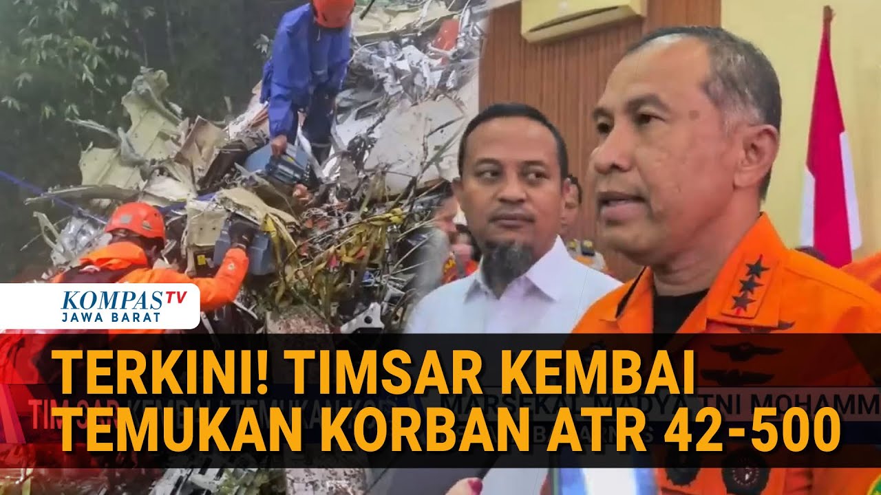 Total 9 Korban Pesawat ATR 42-500 Telah Ditemukan
