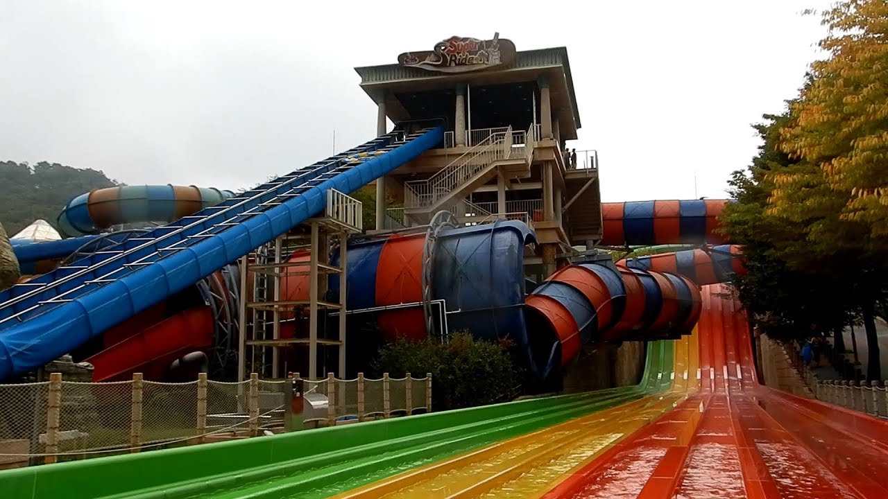 오션월드 수퍼S라이드 VS 카이로레이싱(Super S Ride VS Cairo Racing at Ocean World)