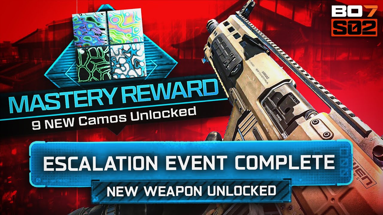 Unlock 4 ANIMATED Camos in Black Ops 7 Season 2... (Escalation Directive Event Guide)
