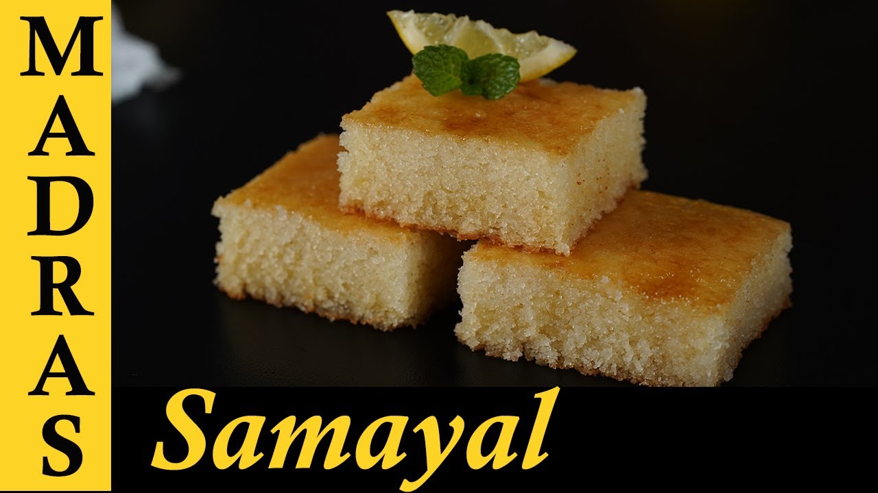 Eggless Rava Cake Recipe in Tamil | Simple Lemon Cake Recipe in Tamil