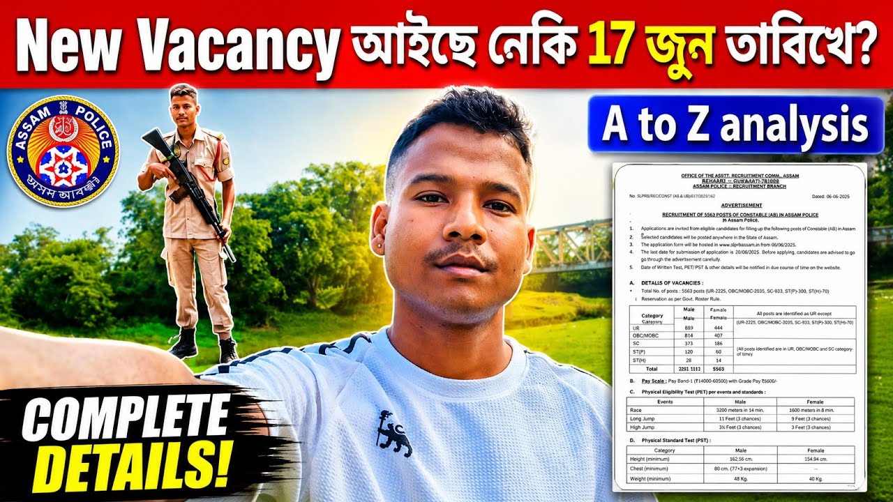 Police ৰ New Vacancy আহিছে নেকি সঁচাকৈ ?