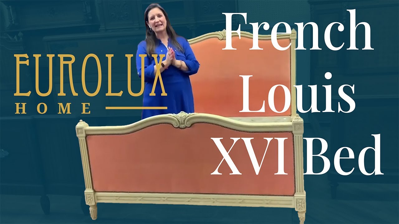 Discover the 1920's Full Upholstery Louis XVI Bed