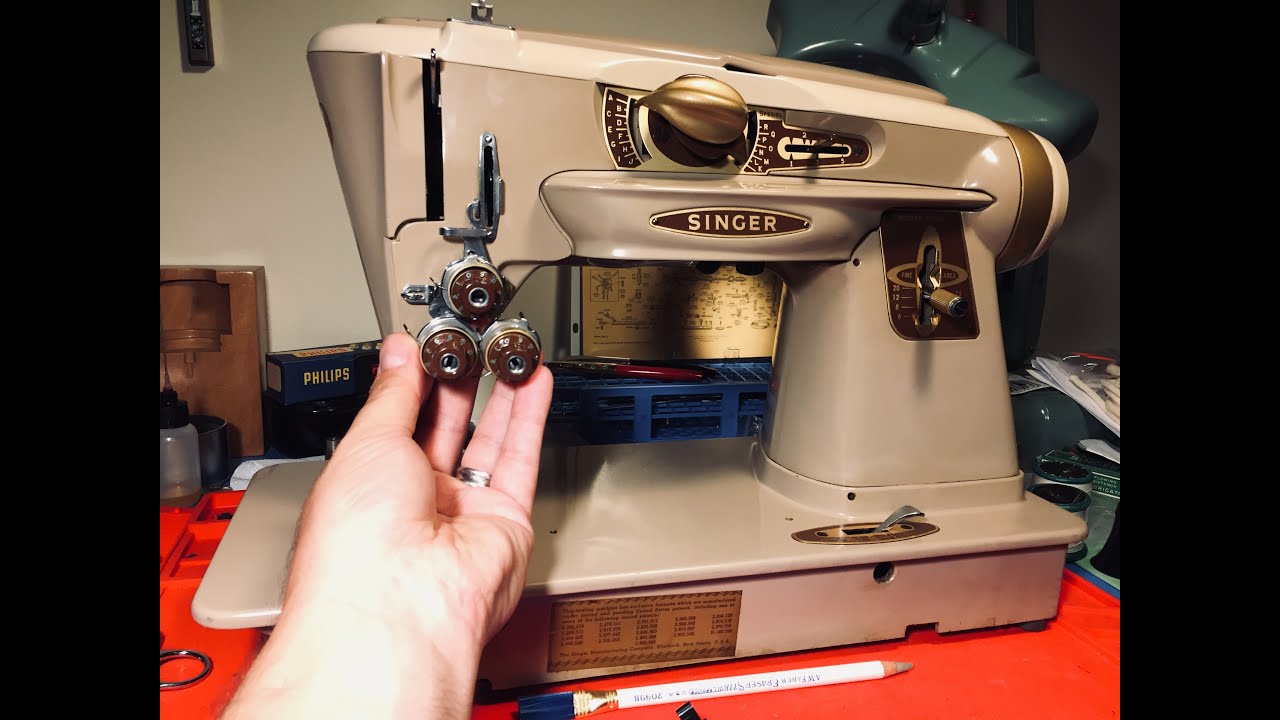 Singer 500A Rocketeer Thread Tension Unit: A curious problem solved, and thoughts about calibration