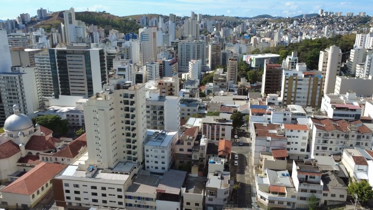Жуис де Фора | Центр города | Набережная Хуис-де-Фора | Полет на #дроне #dji | Мирный город сверху