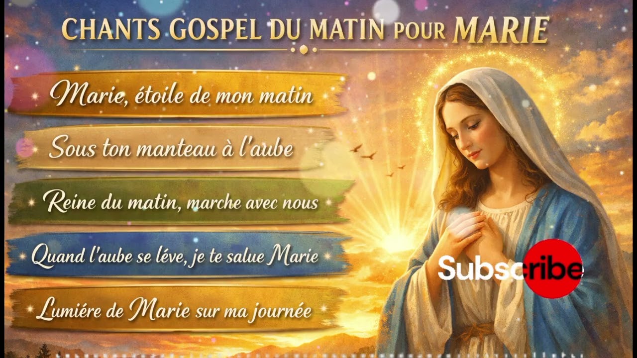 CHANT GOSPEL DU MATIN POUR MARIE 