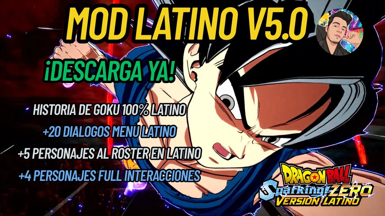 ✨ MOD LATINO 5.0  Dragon Ball Sparking ZERO | Mas Personajes, Historia 100% En LATINO, INTERACCIONES