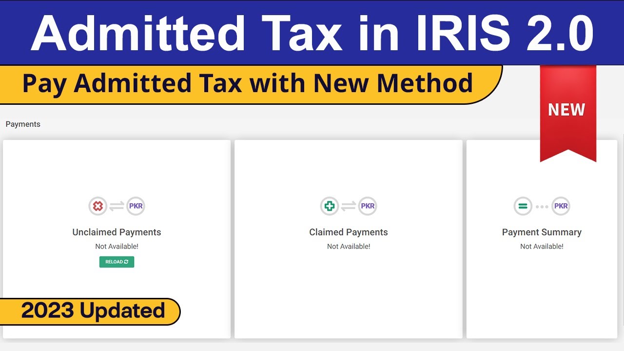 IRIS 2.0 - Create Admitted Income Tax PSID and Attach CPR