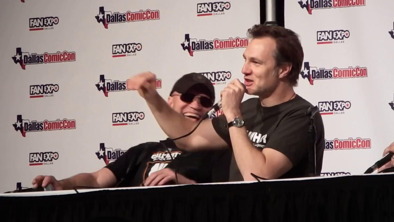 The Walking Dead Panel 2014 with Michael Rooker and David Morrissey