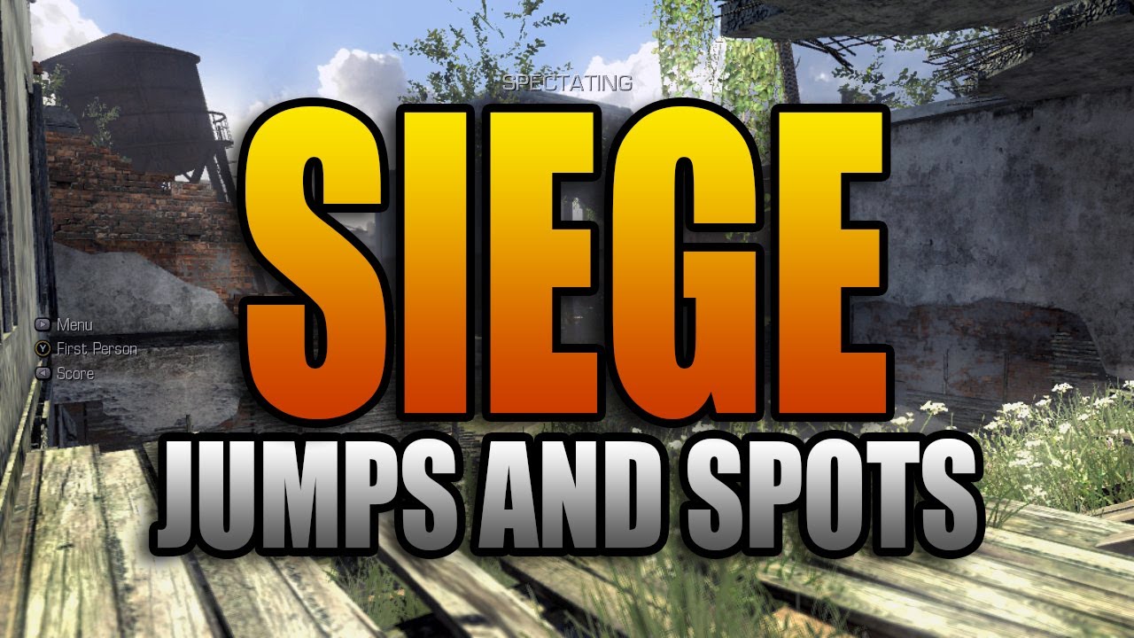 Ghosts Jumps and Spots - Siege (Call of Duty: Ghost Secret Jump Spots Episode 10)