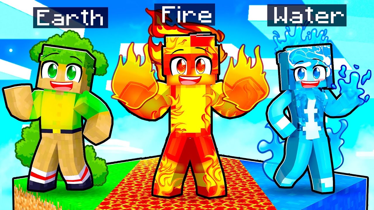 Having an ELEMENTAL LIFE in Minecraft!