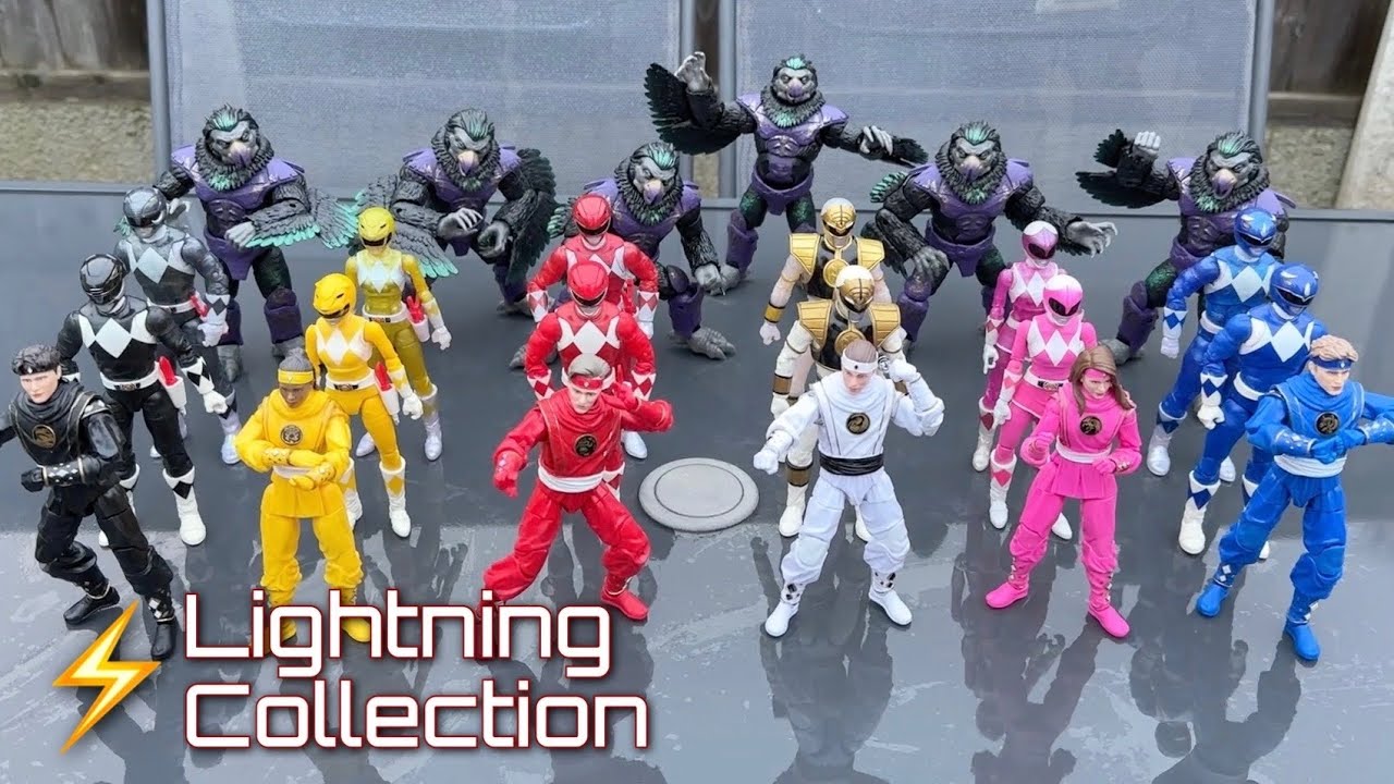 5 things on Mighty Morphin Season 3 + Movie Lightning Collection figures (Metallic and Ninja)
