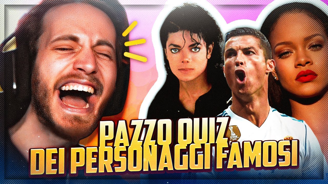 QUIZ PAZZO dei PERSONAGGI FAMOSI con BLUR, FAZZ e MARZA!