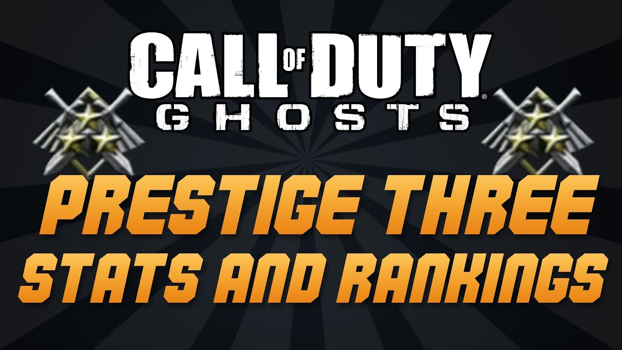 Call of Duty: Ghosts - 3RD PRESTIGE STATS, RECAP AND LINEUP