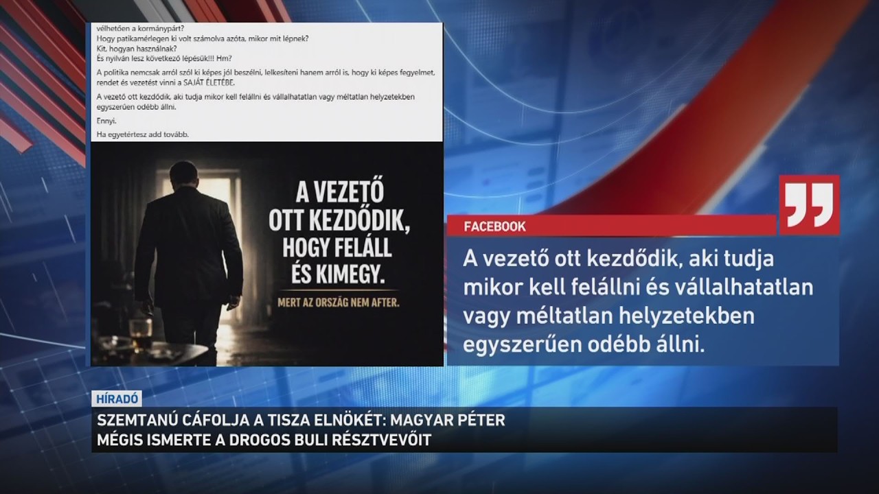 Magyar Péter mégis ismerte a drogos buli résztvevőit