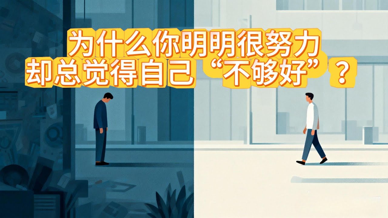 为什么你明明很努力，却总觉得自己“不够好”？