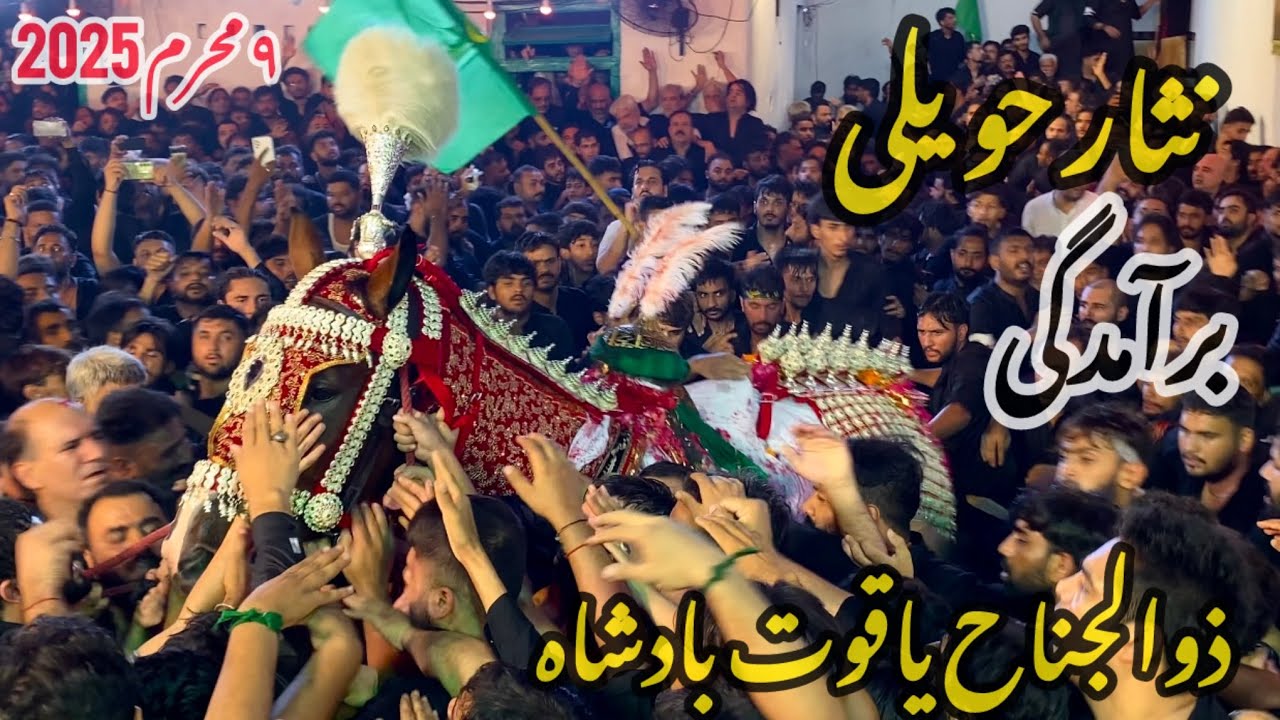 9 Muharram 2025 | Nisar Haveli | Baramdagi Zuljanah Yaqoot Badshah | Mochi Gate Lahore