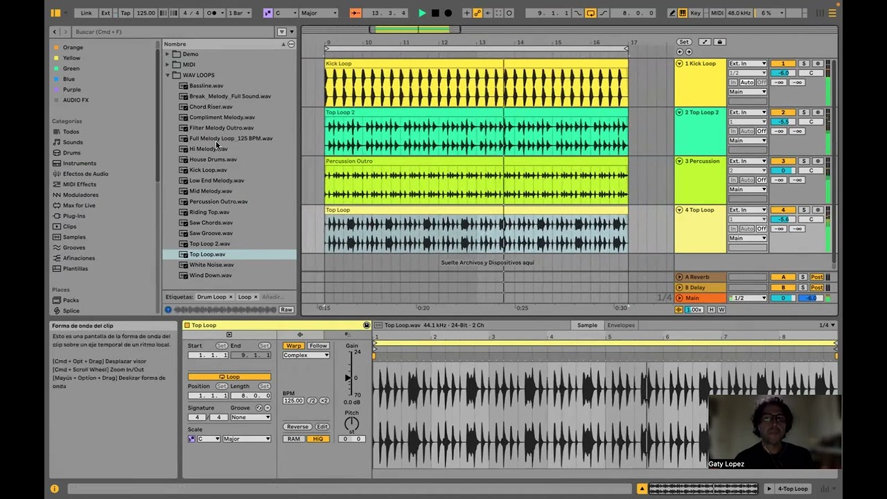 ABLETON LIVE 12 (ES) - Short Tutorial Video 05                    #howtobeaproducer #djproducer