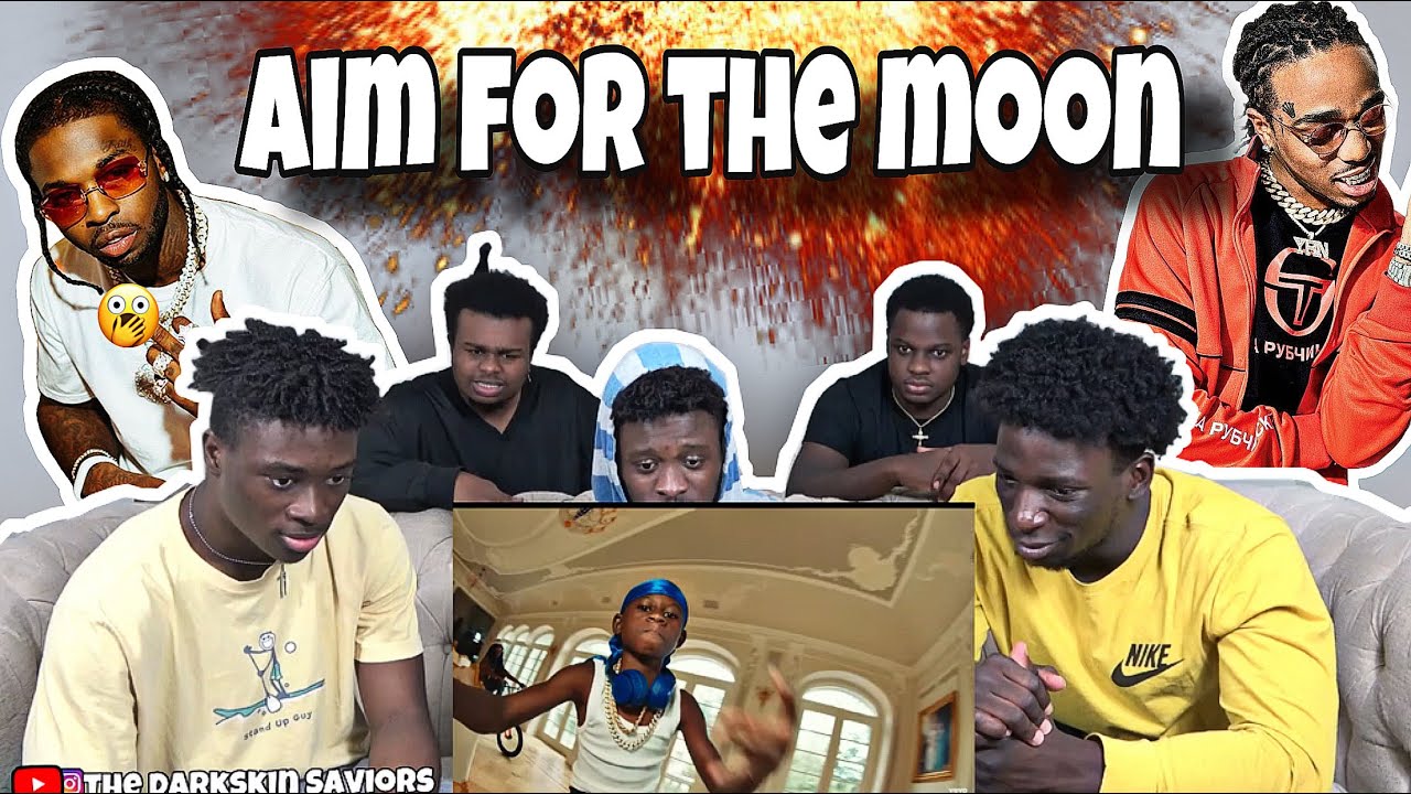 Pop Smoke ft. Quavo - Aim For The Moon (Official Music Video)REACTION!