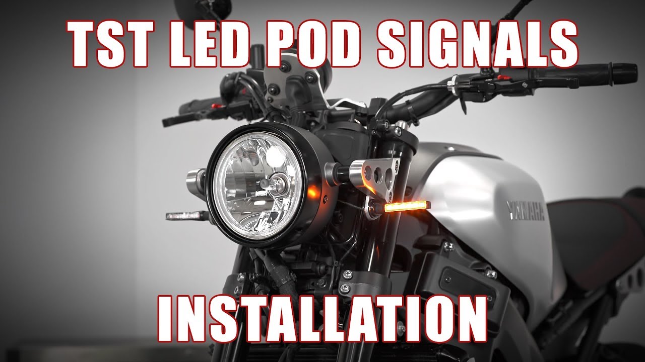 How to install TST LED Pod Turn Signals on a 2016+ Yamaha XSR900 by TST Industries