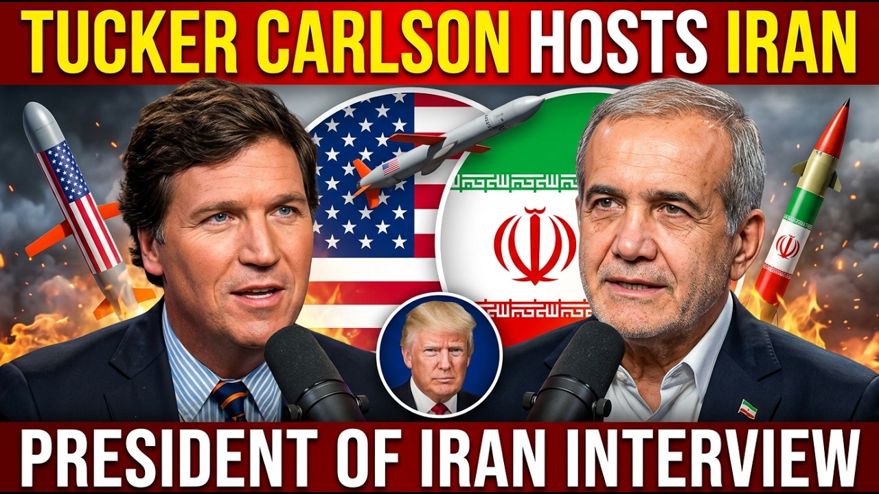 Tucker Carlson Hosts Iran President Masoud Pezeshkian In Exclusive Interview