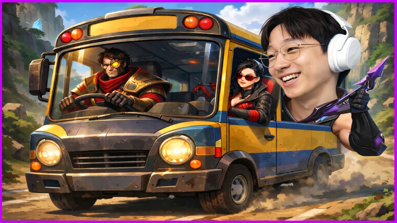 라꼬숟의 싱글벙글 버스 타기 (탑 베인 원딜 바루스)