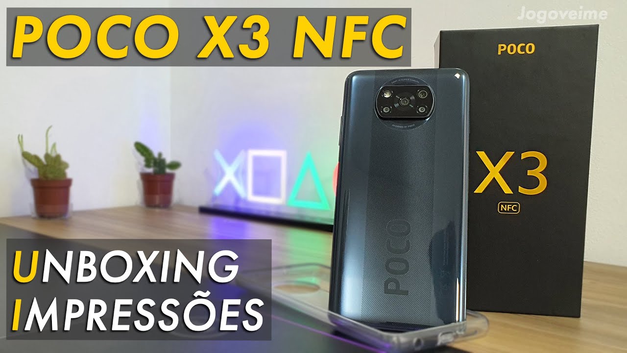 POCO X3 NFC - Intermedi&aacute;rio com tela de 120Hz!