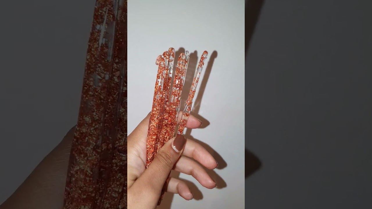 My very first crochet Set!! #resin #shorts #crochet