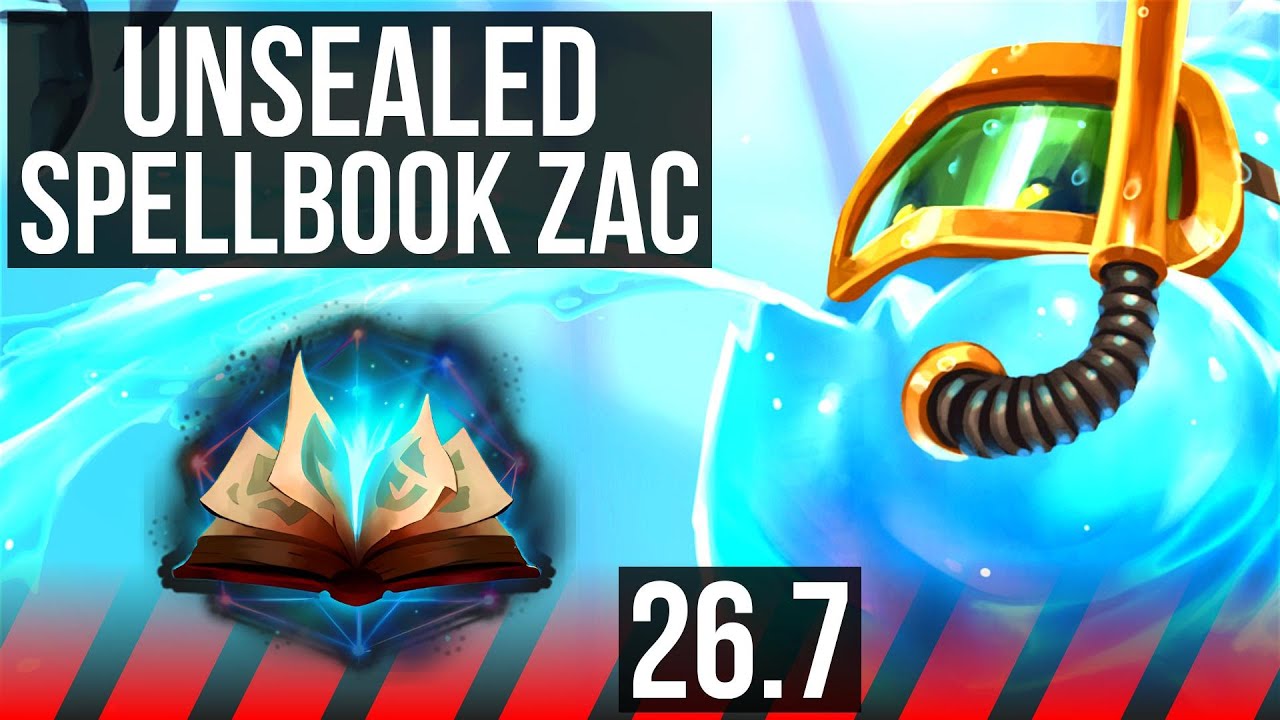ZAC vs HECARIM (TOP) | Unsealed Spellbook | BR Grandmaster | 26.7