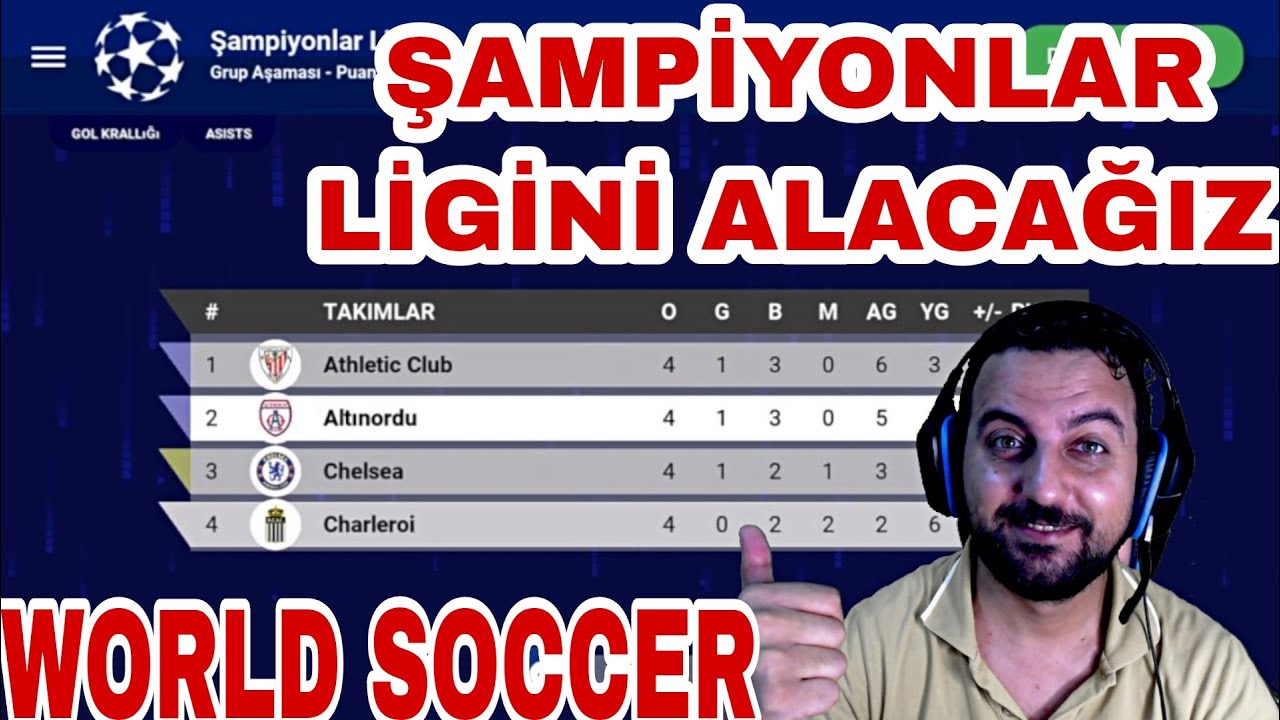 WORLD SOCCER   ŞAMPİYONLAR LİGİ