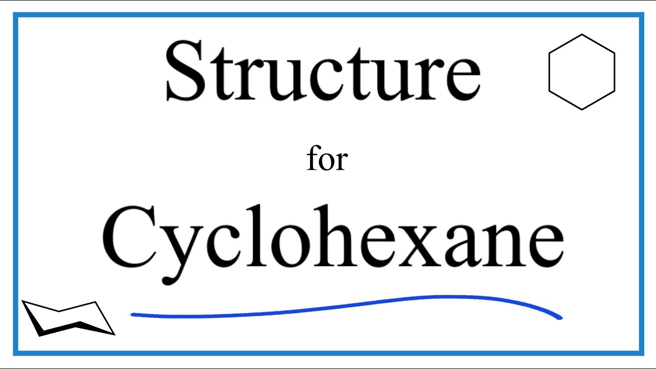 Structural Formula for Cyclohexane (and molecular formula)