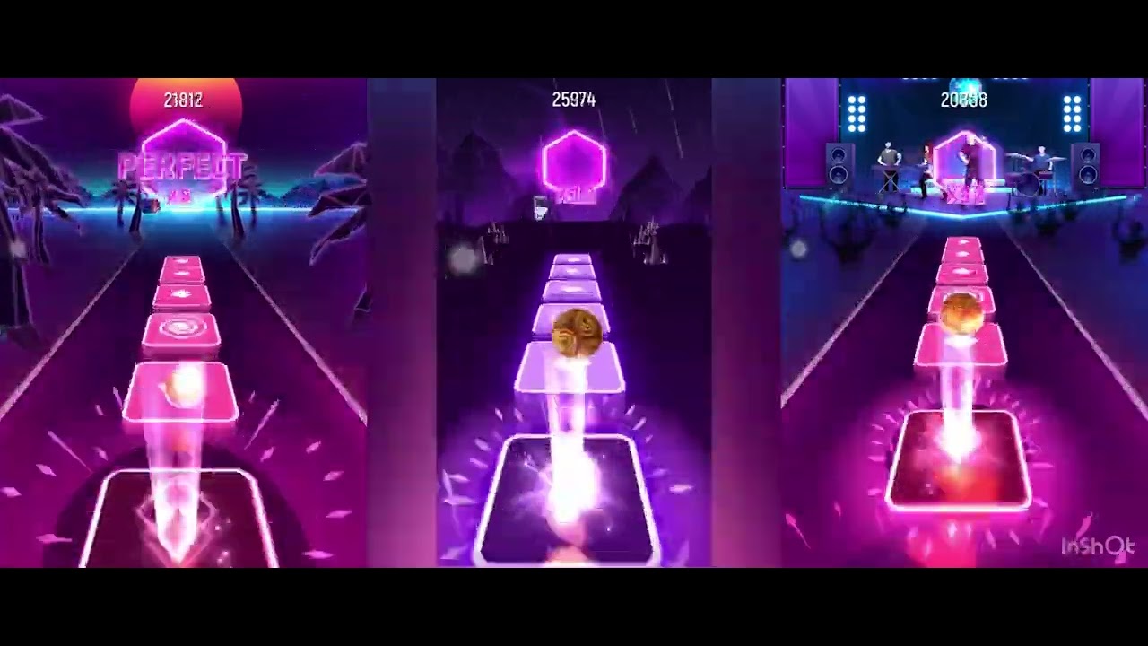 Tiles Hop: EDM Rush: Music Boss - RushE | Me vs Me vs Me