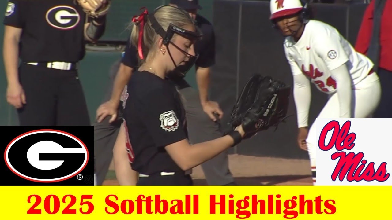 #20 Ole Miss vs #23 Georgia Softball Game Highlights 4 18 2025