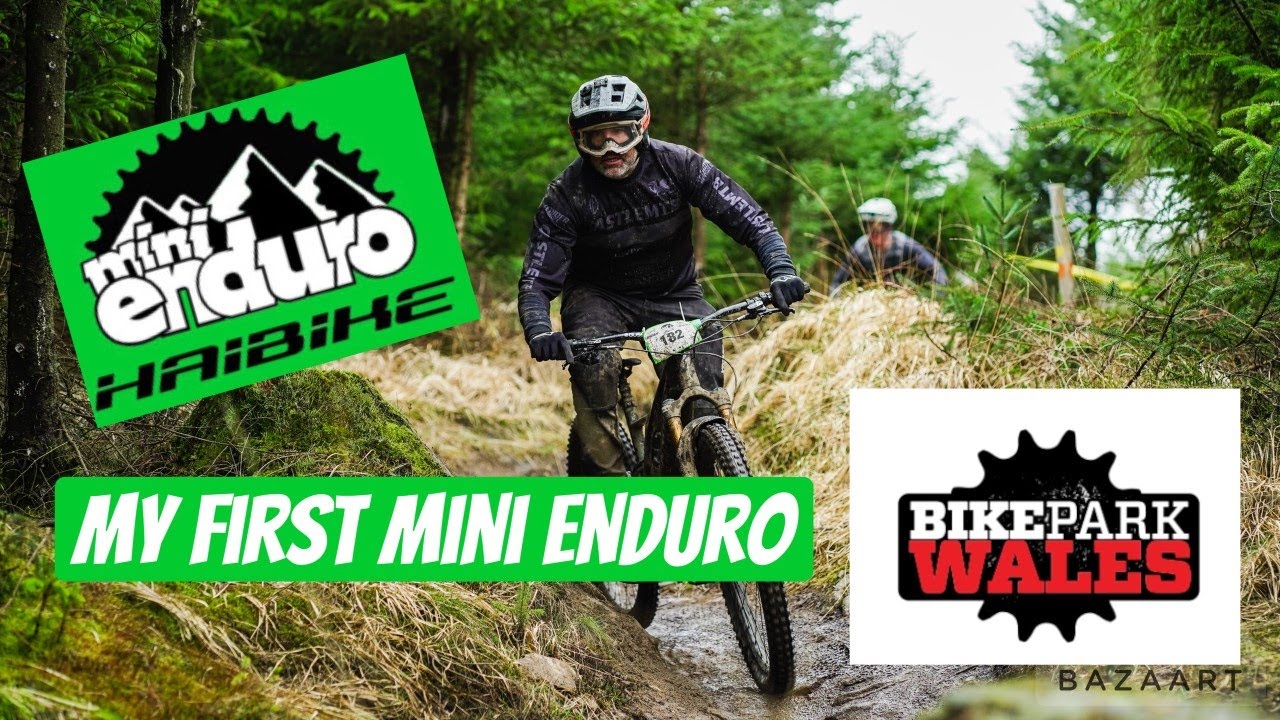 HAIBIKE MINI ENDURO | Bike Park Wales | The Working From Home Race