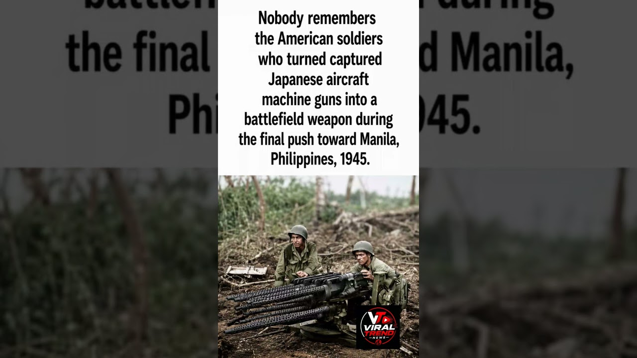 The Forgotten Soldiers Who Turned Enemy Weapons Against the Enemy 🇺🇸 #Shorts