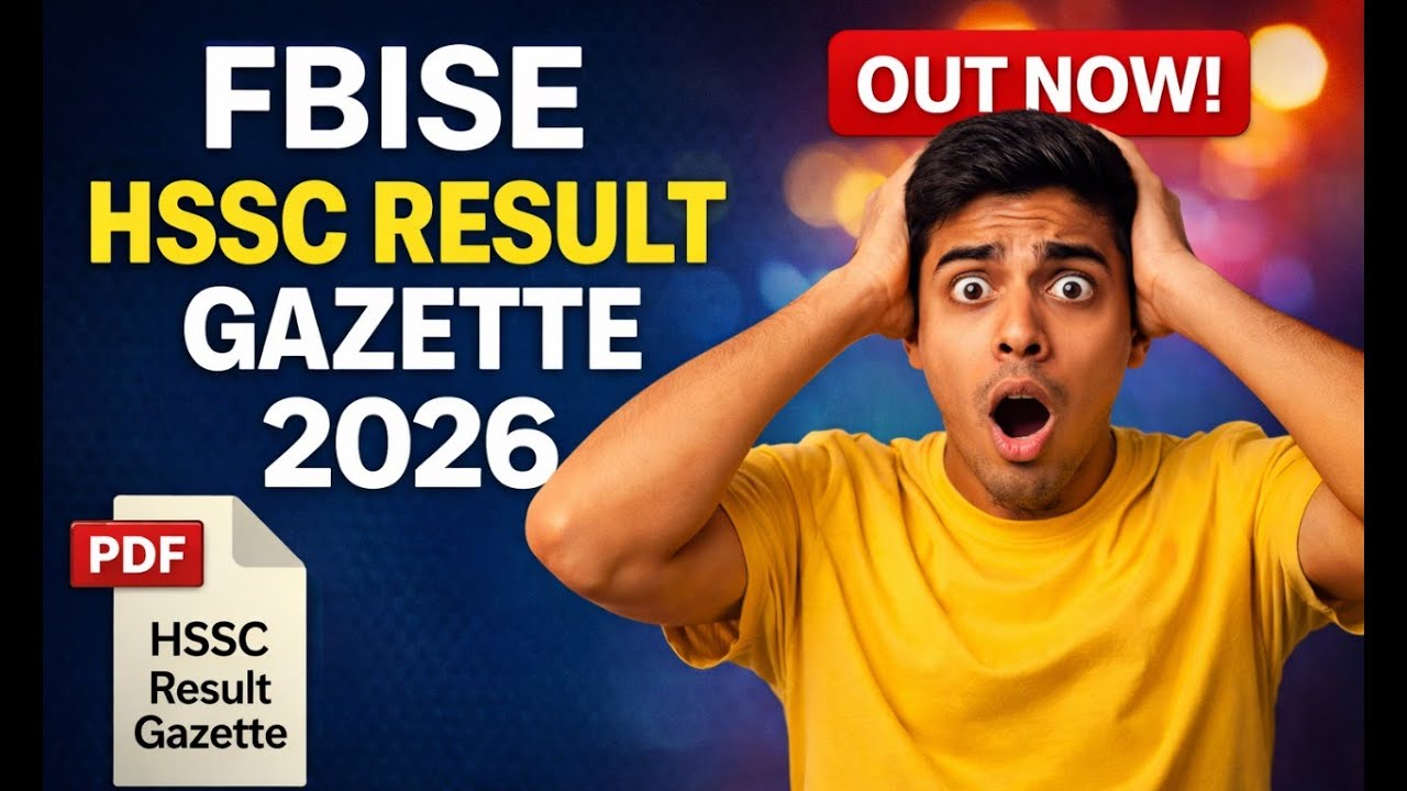 FBISE HSSC Result Gazette 2026 OUT NOW 😱 | Download PDF & Check Result