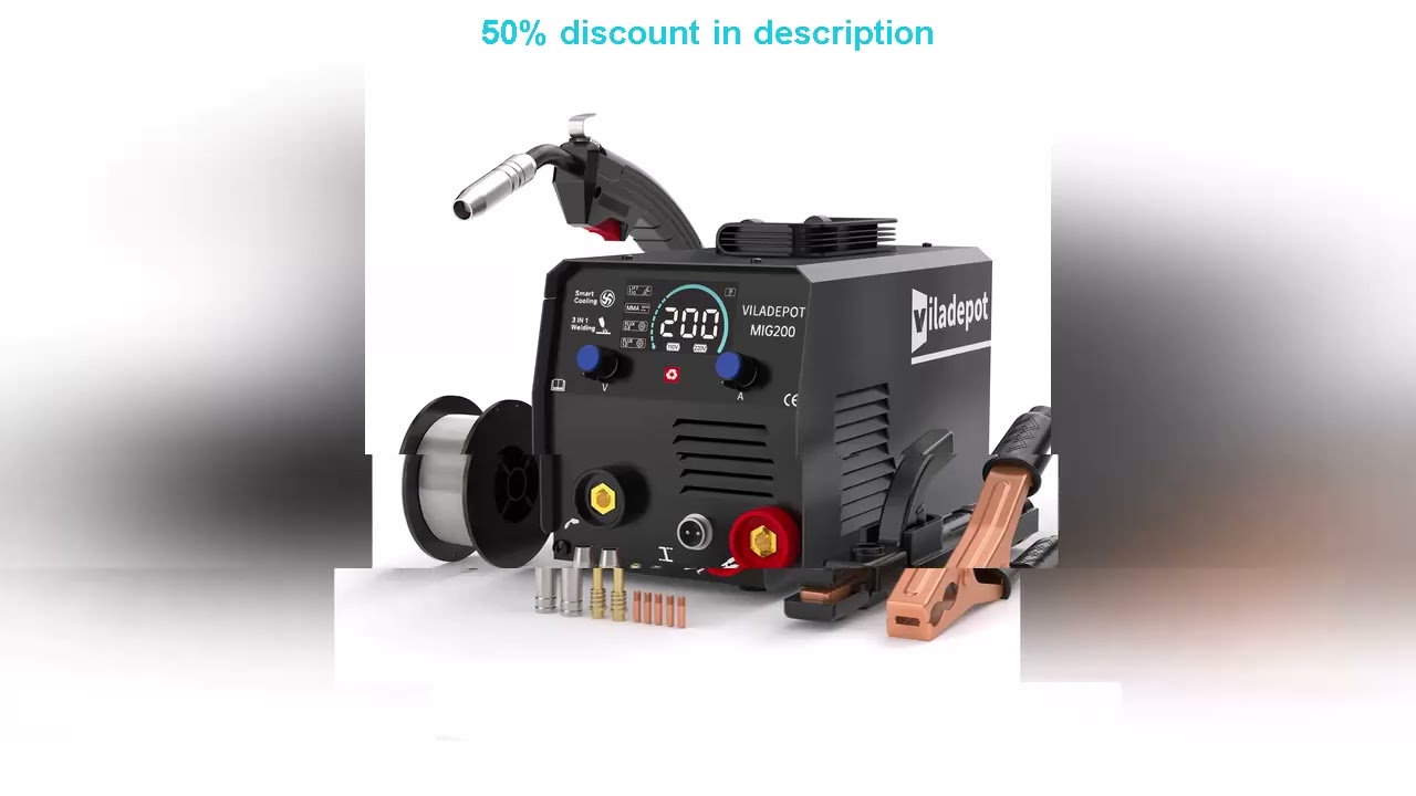 Latest Products You Must Know!&nbsp;Viladepot 3 in 1 No Gas MIG Welder MIG/MMA/Lift TIG MIG200 Semi-au