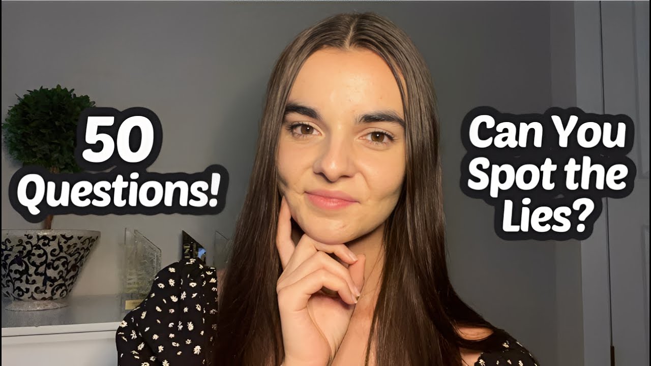 ASMR Two Truths and a Lie | Can You Guess Which Facts are False?