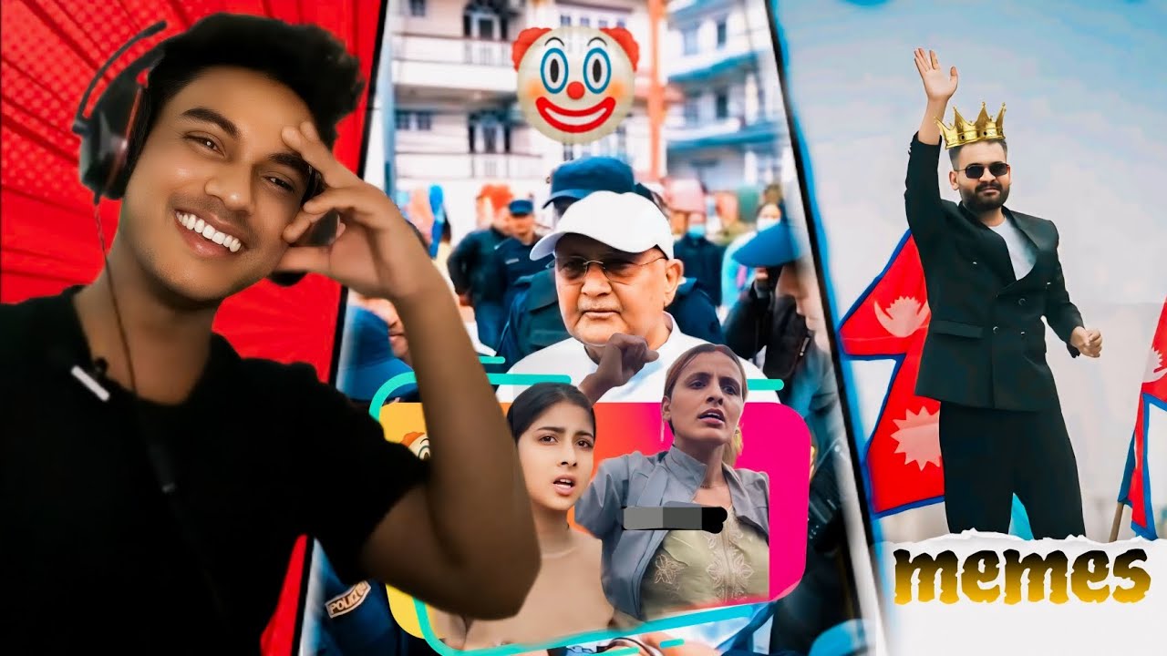Nepal protest funny memes | Aaryan reaction | Ep 1