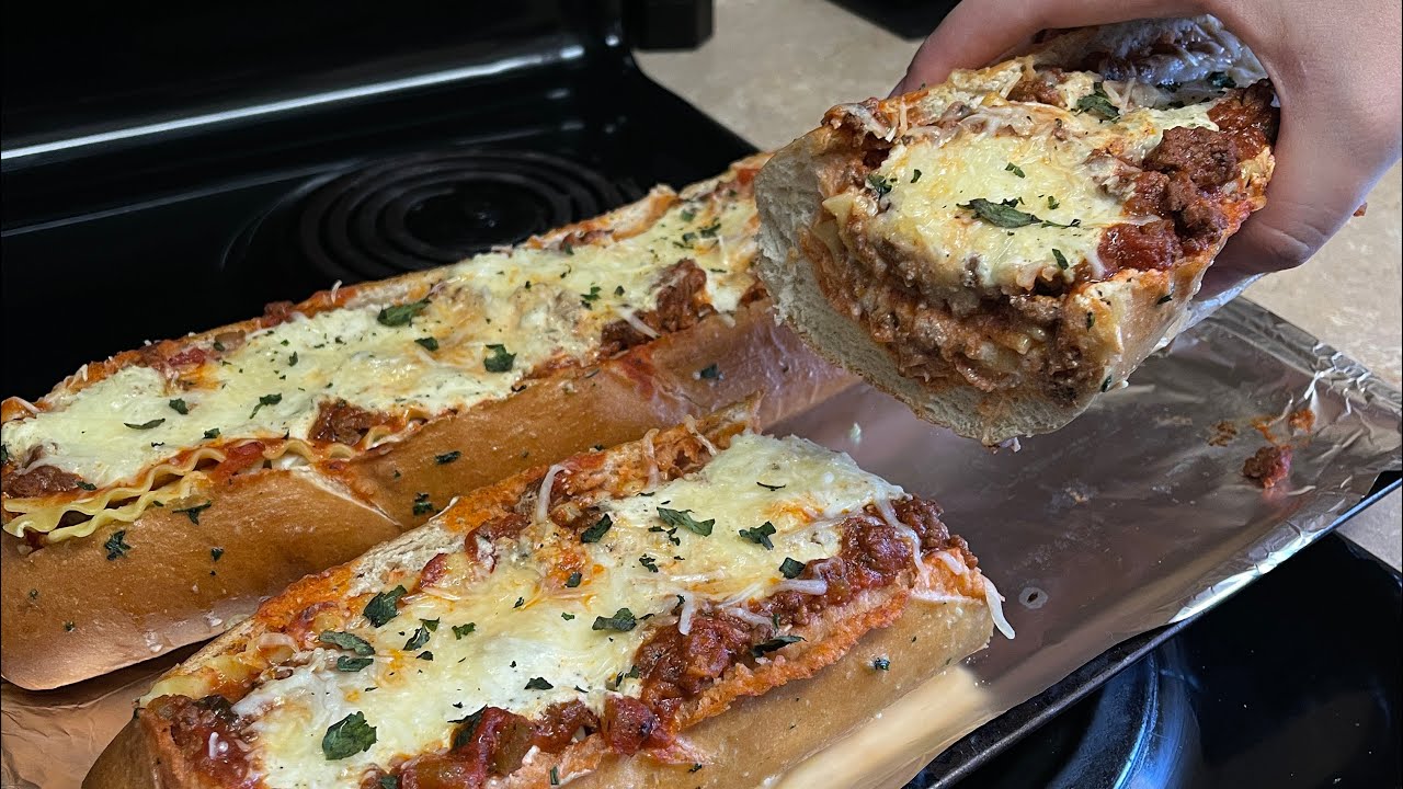How To Make Lasagna Bread Boats