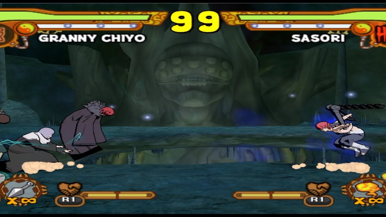 Granny Chiyo, Sakura Vs Sasori 🔥 Naruto Ultimate Ninja 5 | ps2 🎮