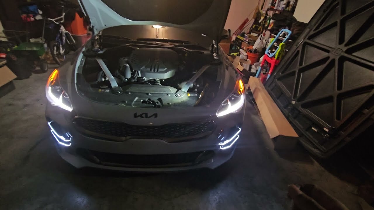 Kia Stinger Claw Led lights Install #kiastinger