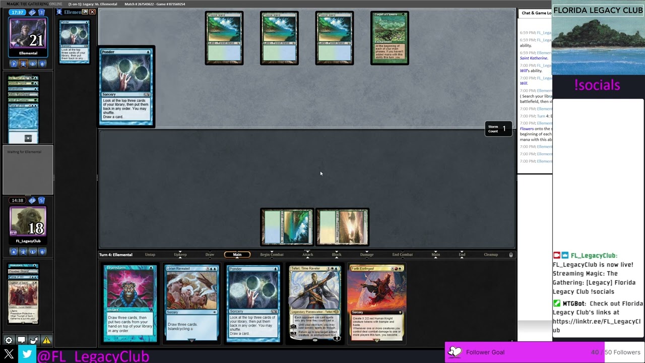 Legacy brew test + Vintage practice (Magic the Gathering)