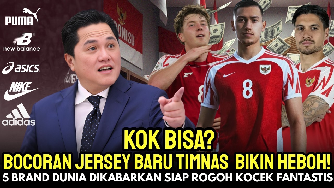 AUTO VIRAL! 5 Apparel TOP Dunia Adu Tawaran Fantastis Demi Timnas Indonesia!