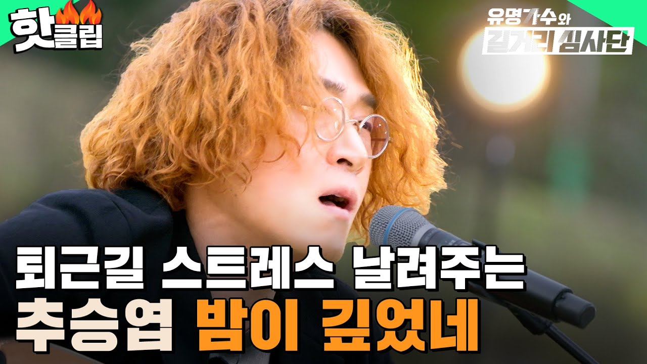 ＂거친 음색이 너무 매력적✨＂ 스트레스 날아가는🔥 추승엽 - 밤이 깊었네 | 유명가수와 길거리 심사단 | JTBC 240424 방송 외