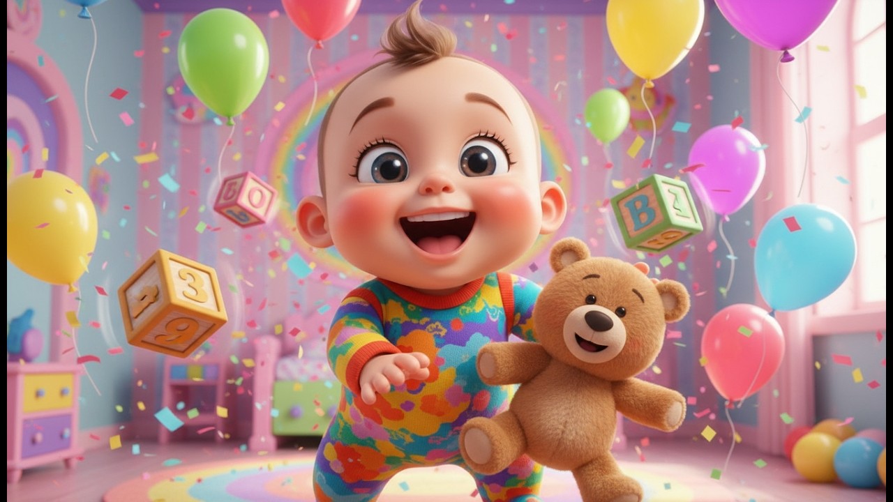 С добрым утром, малыш! ☀️🐥🎈 | Нежная песенка-просыпайка | Развивающий мультфильм